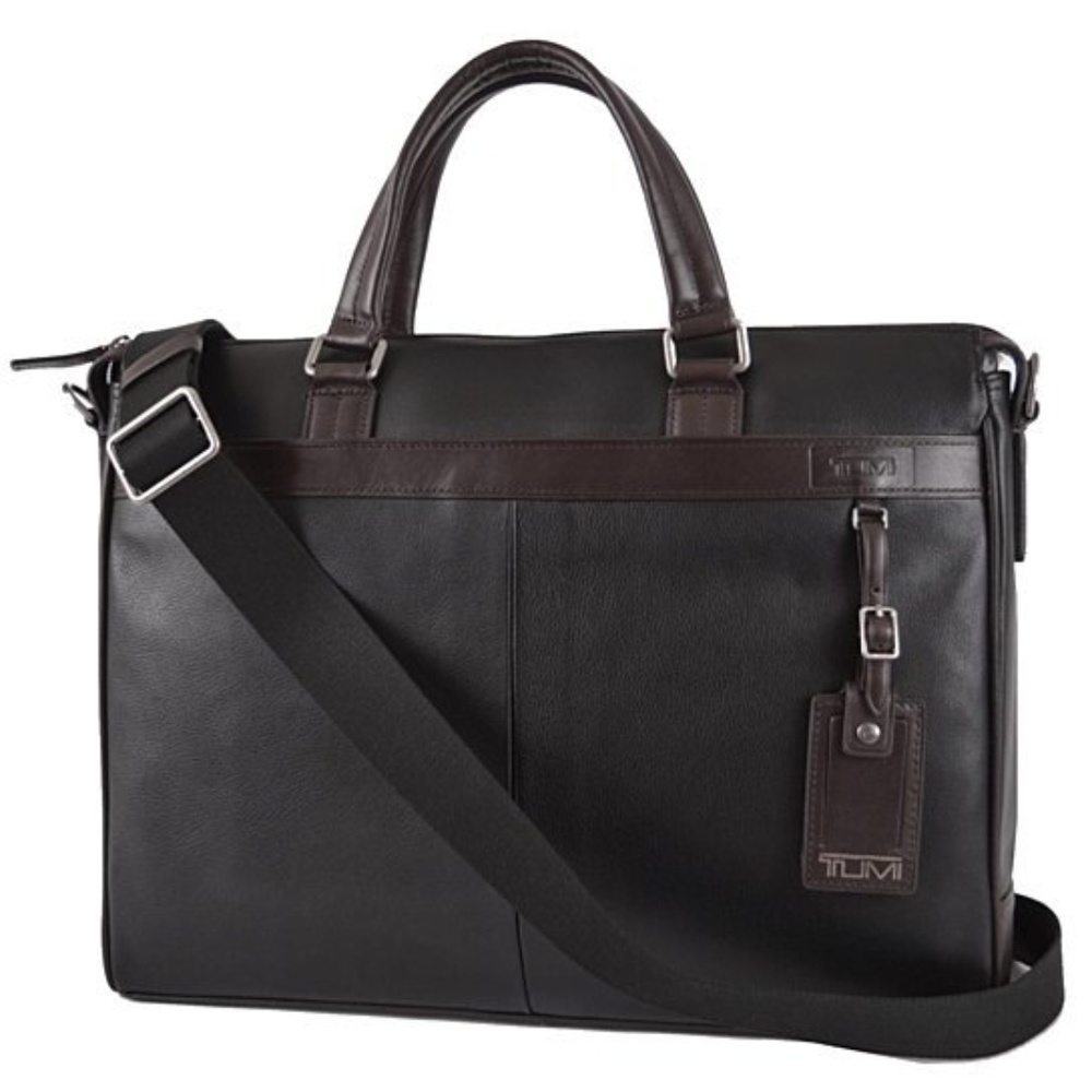 Tumi Easton Leather Bag. NWT.
